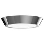Oculus Ceiling Light - Discontinued Floor Model - Polished Nickel / Satin White