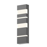 Jazz Notes Outdoor Wall Light - Textured Gray / Acrylic