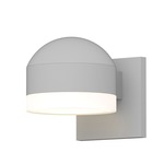 Reals DC Outdoor Downlight Wall Light - Textured White / White
