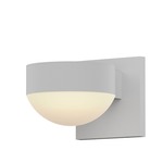 Reals PC DL Outdoor Downlight Wall Light - Textured Gray / White