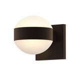Reals DL DL Up/Down Outdoor Wall Light - Textured Bronze / White