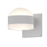 Reals DL FH/FW Up/Down Outdoor Wall Light - Textured White / White