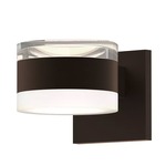 Reals FH/FW Outdoor Up/Down Wall Light - Textured Bronze