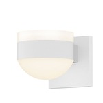 Reals FH/FW DL Up/Down Outdoor Wall Light - Textured White / White