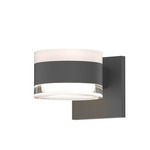 Reals FW FH Up/Down Outdoor Wall Light - Textured Gray
