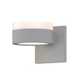 Reals FW/FH PL Outdoor Up/Down Wall Light - Textured White / White