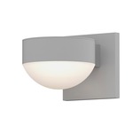 Reals PL DL Up/Down Outdoor Wall Light - Textured White / White