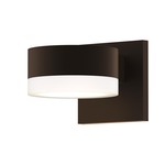 Reals PL Outdoor Up/Down Wall Light - Textured Bronze / White