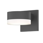 Reals PL Outdoor Up/Down Wall Light - Textured Gray / White