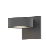 Reals PL PL Up/Down Outdoor Wall Light - Textured Gray / White