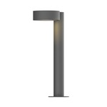 Reals PC PL Outdoor Bollard Light - Textured Gray / White