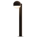 Reals DC DL Outdoor Bollard Light - Textured Bronze / White