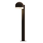 Reals DC FH/FW Outdoor Bollard Light - Textured Bronze / White