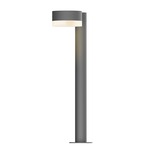 Reals PC FW/FH Outdoor Bollard Light - Textured Gray / White