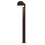 Reals DC FH/FW Outdoor Bollard Light - Textured Bronze / White