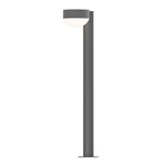 Reals PC DL Outdoor Bollard Light - Textured Gray / White