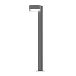 Reals PC FW/FH Outdoor Bollard Light - Textured Gray / Clear