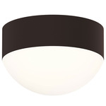 Reals Dome Outdoor Ceiling Light - Textured Bronze / Frosted