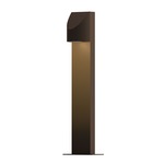 Shear Outdoor Bollard Light - Textured Bronze