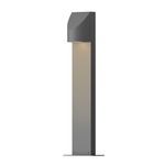 Shear Outdoor Bollard Light - Textured Gray