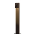 Shear Outdoor Bollard Light - Textured Bronze