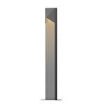 Triform 12V Outdoor Bollard Light - Textured Gray