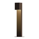 Box Outdoor Bollard 12V - Textured Bronze