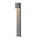 Box Outdoor Bollard 12V - Textured Gray