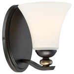 Shadowglen Bathroom Vanity Light - Lathan Bronze / Etched White