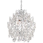 Isabellas Crown Chandelier - Chrome / Crystal