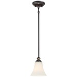 Shadowglen Mini Pendant - Lathan Bronze / Etched White