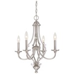 Savannah Row Chandelier - Brushed Nickel