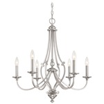 Savannah Row Chandelier - Brushed Nickel