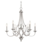 Savannah Row Chandelier - Brushed Nickel