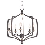 Middletown Chandelier - Downtown Bronze