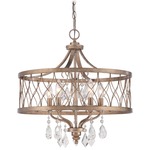 West Liberty Chandelier - Olympus Gold
