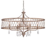 West Liberty Island Chandelier - Olympus Gold