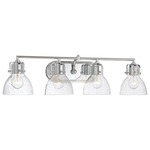 572 Bathroom Vanity Light - Chrome / Clear Seeded