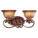 Illuminati Bathroom Vanity Light - Bronze / Silver Patina