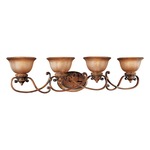 Illuminati Bathroom Vanity Light - Bronze / Silver Patina