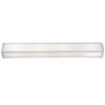 Daventry Bathroom Vanity Light - Polished Nickel / White