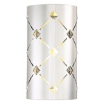 Crowned Wall Light - Chrome / Crystal