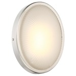 Radiun Outdoor Wall Light - Brushed Aluminum / Etched Glass