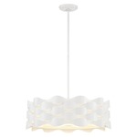 Coastal Current Pendant - Sand White / White