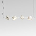 Tam Tam Linear Pendant - Black / Off White