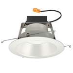 J6RL 6IN Warm Dim 600 Lumen Retrofit Downlight Trim - White / White 