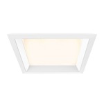 Square LED Diffused / Remodel Housing - White