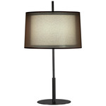 Saturnia Table Lamp - Deep Patina Bronze / Ascot White