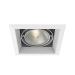 6IN PAR30 Halogen Multiples Trim with Remodel Housing - White Trim / White Reflector