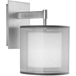 Saturnia Plug-in / Hardwired Wall Sconce - Stainless Steel